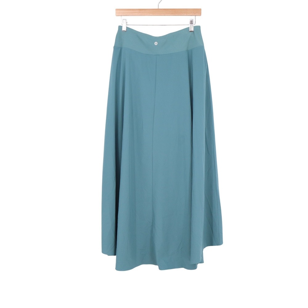 Halara Breezeful High Waisted Ruffle Skort Maxi Skirt Teal Blue Womens Size M - Picture 5 of 6